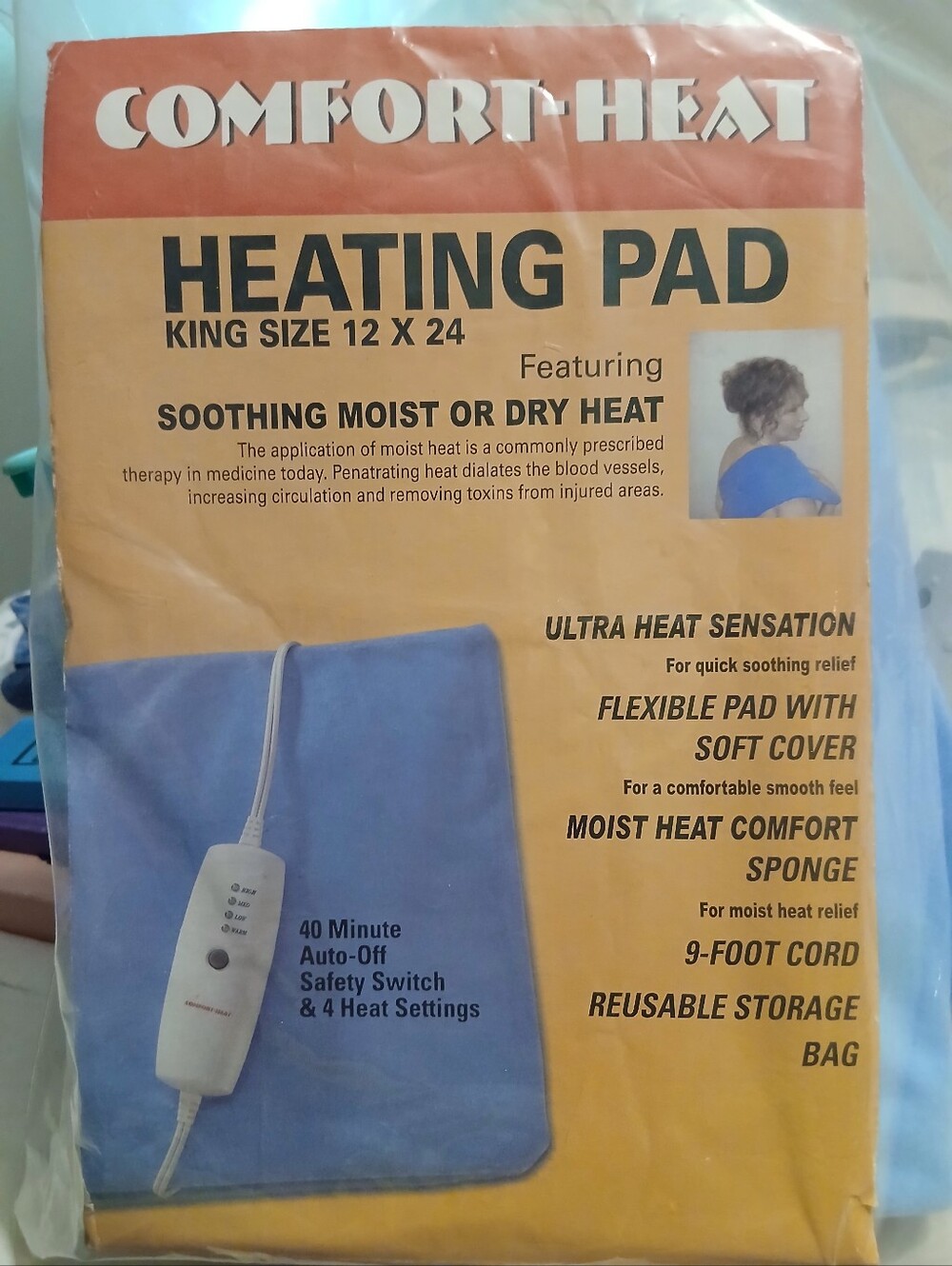 Comfort-Heat Heating Pad.